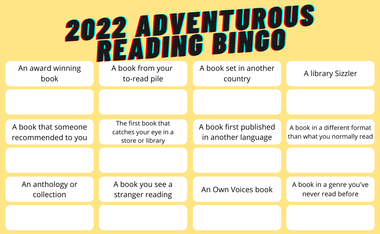 2022 Reading Bingo Alachua County Library District 2022 Reading Bingo Alachua County Library District